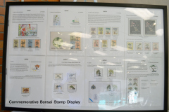 Commemorative Bonsai Stamp Display