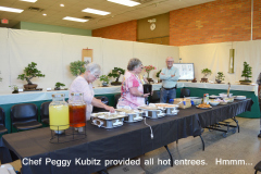Chef Peggy Kubitz Providing Hot Entrees